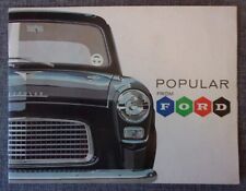 FORD POPULAR 100E orig 1961 UK Mkt Full 16pp Sales Brochure - De Luxe