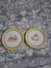 Two Arabia handpainted mini