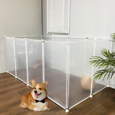 Pet Playpen Wire Door Kitten Puppy Rabbit Cage Fence 8/10/12 Panels Small Animal