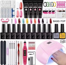 Gel Nail Polish Kit With UV