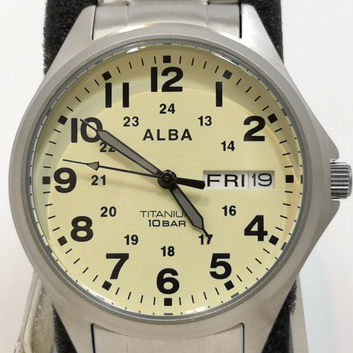 Seiko aqpj401 white alba - aqpj401,