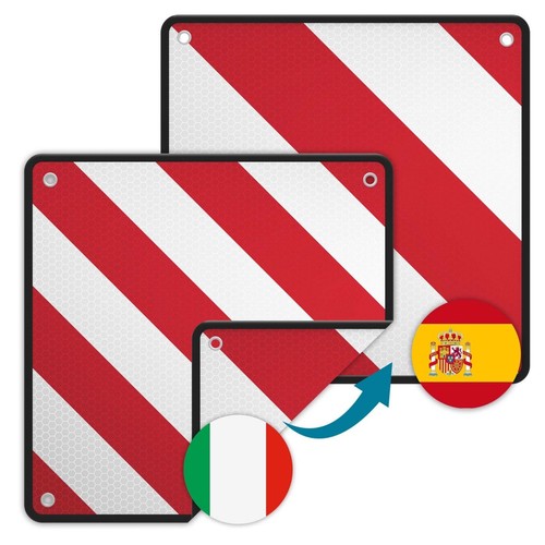 Rear warning sign - rear, |