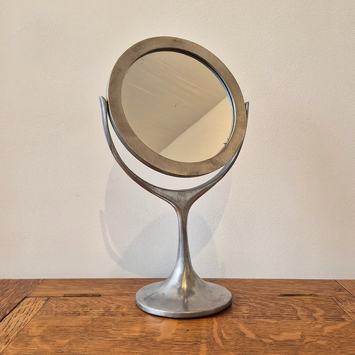 Mid century aluminium mirror - century,