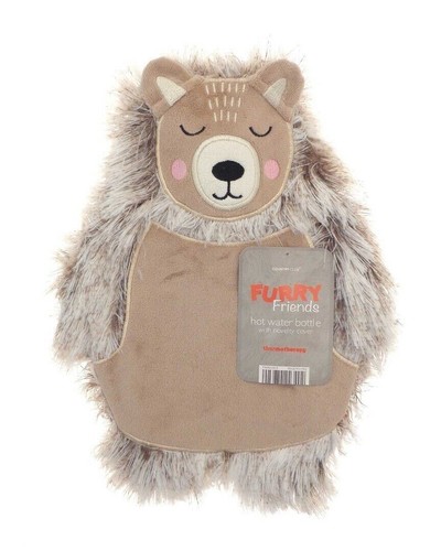 Hot water bottle furry - bottle, friends