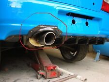 Bugeye exhaust bumper trim, Carbon Effect ABS. Fits Subaru Impreza. HT Autos UK
