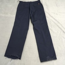 Dickies 874 Trousers Mens 32x31 Blue Original Fit Carpenter Workwear W32 L31