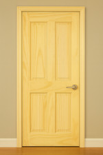 LPD Internal Clear Pine 4 Panel Door Unfinished B Graded Stock