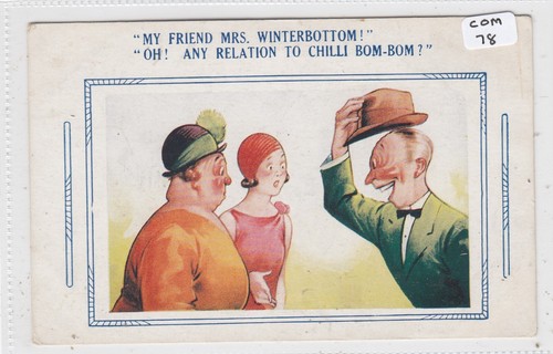Comic art drawn bamforth - art, mrs
