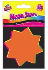 Pack Of 60 Small Neon Card