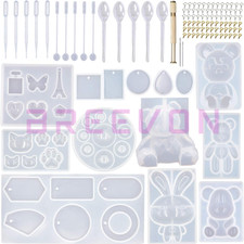 132Pcs Resin Molds Kit