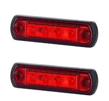 # 2x Red Marker LED Lamp Light Kelsa Bar for Iveco Scania DAF MAN Volvo Mercedes