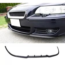 For Volvo S60R V70R Cupra R Style Front Bumper Splitter Lip 3pcs Matte Black