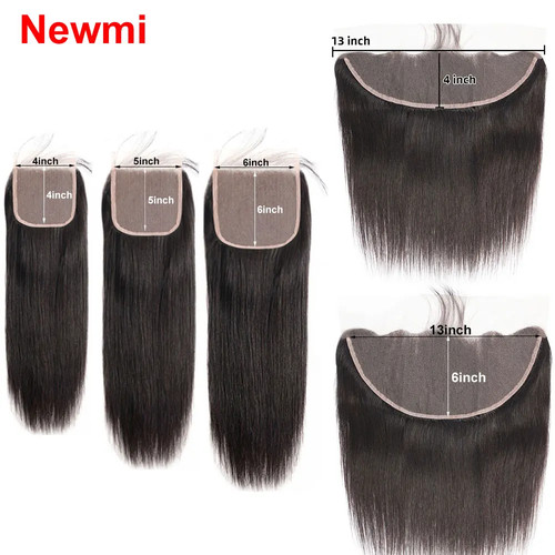 Straight human hair - straight,