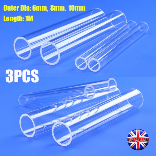 3pcs clear acrylic - acrylic, rigid