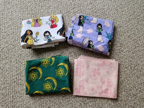 Disney princess fat quarters - fat,