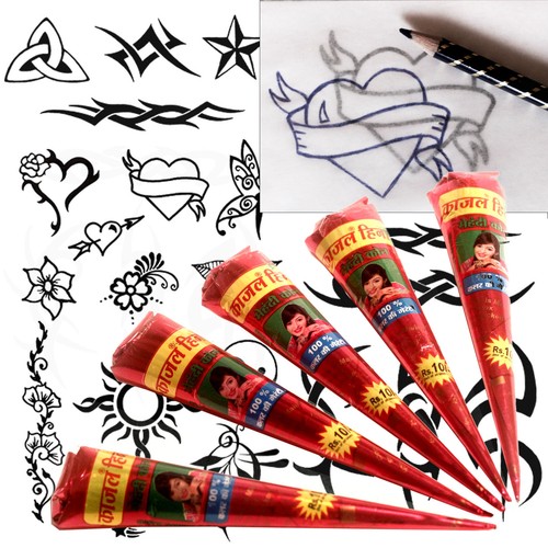 Tube henna tattoo kit - tattoo,
