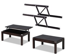 Lift Up Modern Coffee Convertible Table Mechanism Hardware Spring Hinge Black
