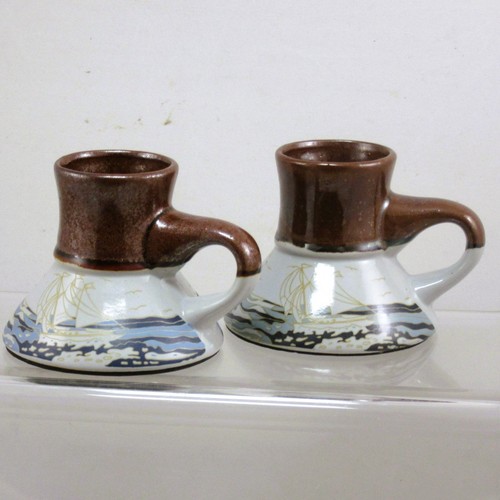 Pair vintage ships - pair,