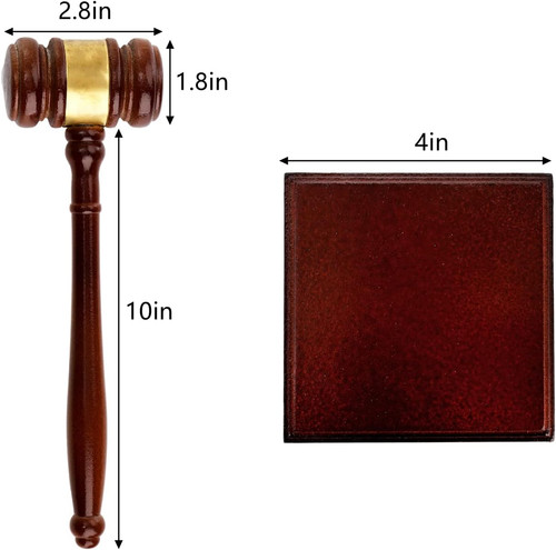 Brown wooden gavel - wooden,