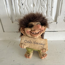Vintage Original Nyform Norway Oslo Troll 6” With Tag Rare !!