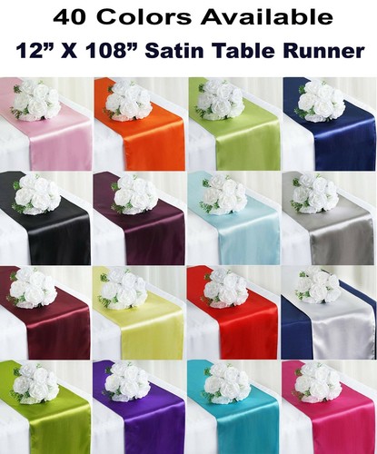 Satin table runners chair - satin,