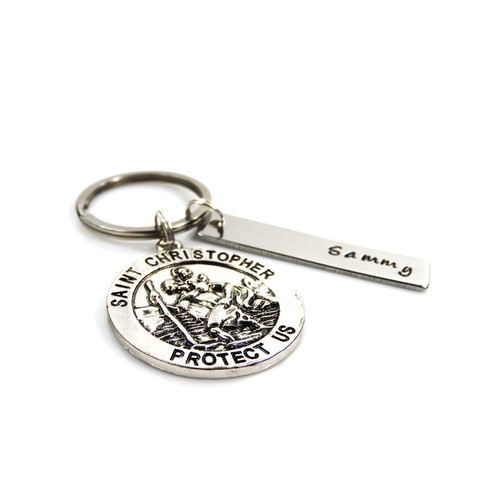 Christopher keyring with - st,