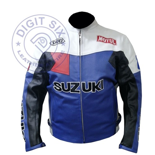 Suzuki blue motorbike - blue,