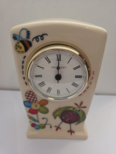 Moorcroft mantel clock - moorcroft,