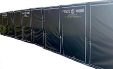 Acoustic Barrier Class A Sound Absorption 3.6m X 2m for Heras Fence Panel 