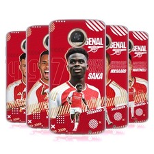 OFFICIAL ARSENAL FC 2023/24 FIRST TEAM SOFT GEL CASE FOR MOTOROLA PHONES