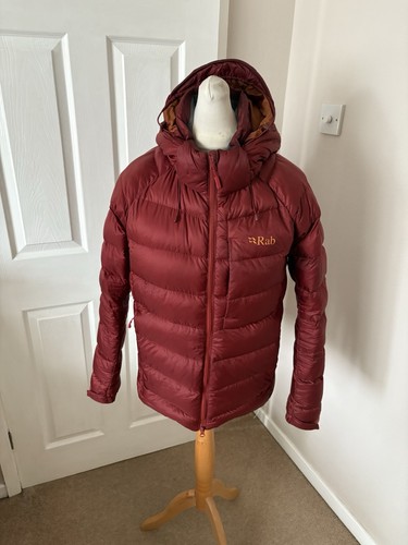 Men burgundy orange rab - &,