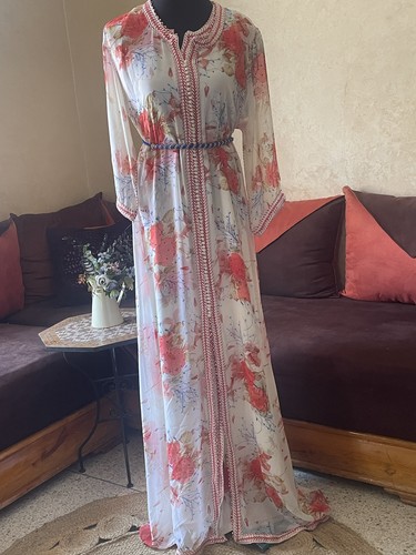 White floral chiffon 26 - white, 07/26