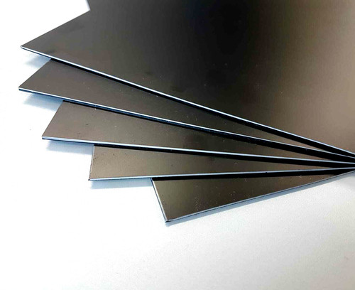 Plastic sheet 2mm black - sheet,