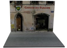 Diorama Garage du Square - 1/18th - Milena Rose - Ref. 18-2-F-F-002