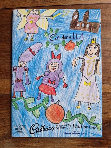 Cinderella theatre programme - theatre,