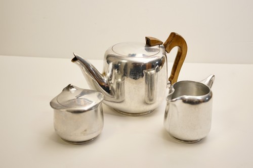 Vintage picquot ware teapot - picquot,
