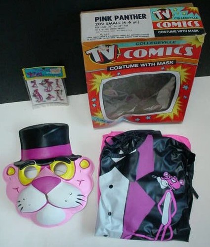 Pink panther costume mask - pink,