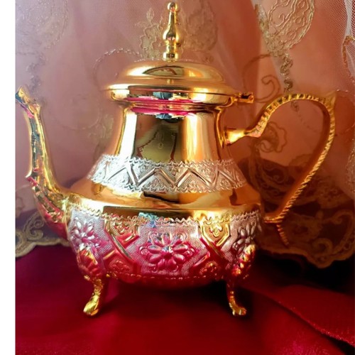 Handmade moroccan teapot - teapot, big