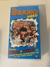 Vintage The Beano Video Dennis The Menace & Pals 1993 VHS Video Tape Film