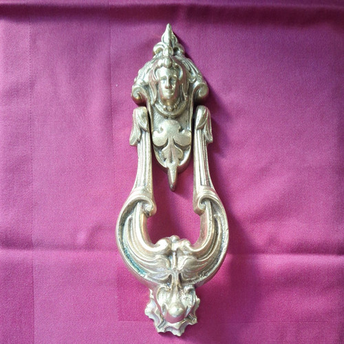 Solid brass door knocker - solid,