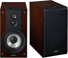 Sony SS-HW1 HiRes Audio Stereo Speakers Desktop High Resolution Cherry Wood