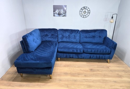 Scs luxury blue velvet - luxury,