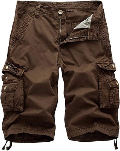 Men military cargo shorts - men's,