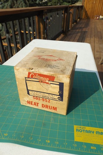 Vintage coleman heat drum - drum, in