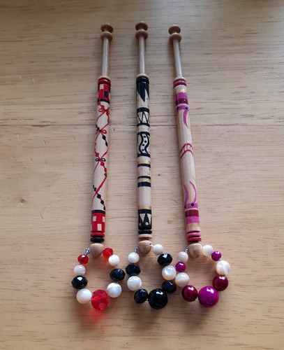 Wood lace bobbins by - bobbins.,