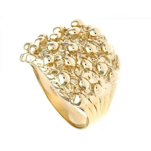 9ct yellow gold keeper - 9ct, 5