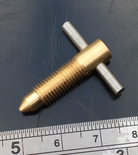 Fordson carburettor drain plug - drain,