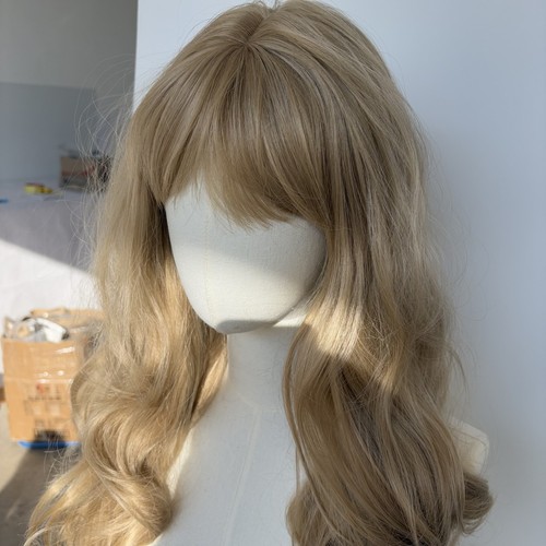 Halloween blonde long wavy - long,