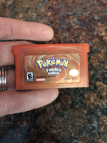 Pokemon fire red gba gameboy - pokemon,