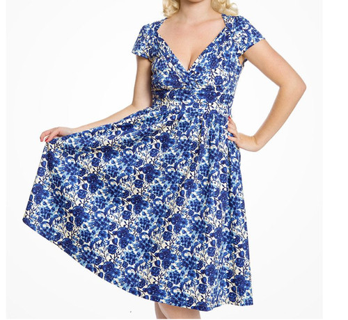 Lindy bop dress - dress, floral